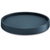 Runde Harzgehalt mit Roller iprr rotierende Walzen - Black44xH6 cm - Black