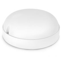 Runde LED-Außenwandleuchte mit Matel-Sensor, 12 W, kaltweiß