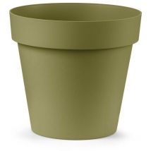 Cleo Lovin'green Vase 100 % Recycelter Kunststoff Olivengrün - 15 Cm