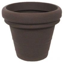 Runde Vase 'Doppio Bordo Classic' für Blumen und Gartenpflanzen. -60 cm / Antike