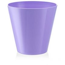 Runde Vase 'Estoril mit Wasserreserve' für Blumen und Pflanzen im Außenbereich und im Garten. -30 cm / Lilyum