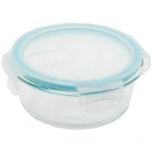 Runder Behälter mit Deckel mit Entlüftung 400 ml Glas