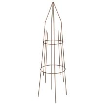 Runder Tipi 27x97 Cm, Gealtertes Schmiedeeisen - Louis Moulin