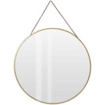 Runder Wandspiegel mit Anhänger