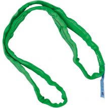 Rundschlinge 2000 kg in Grün - Hebeschlinge mit Doppelmantel nach Önorm EN1492-2, Polyester - 2m