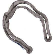 Rundschlinge 4000 kg in Grau - Hebeschlinge mit Doppelmantel nach Önorm EN1492-2, Polyester - 2m