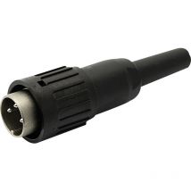 T 3524 501 Rundstecker Stecker, gerade Gesamtpolzahl: 8 Serie (Rundsteckverbinder): C091 1 - Amphenol