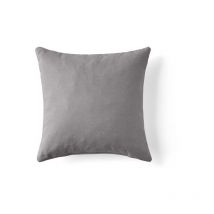 Rune - coussin - en tissu - 37x37 cm - gris clair