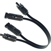 Runhood - Flat pv Kabel Fensterdurchführung 30 cm MC4 Anschluss 300V