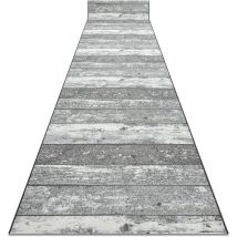 Runner anti-slip 80 cm Wood planks grey grey 80x950 cm