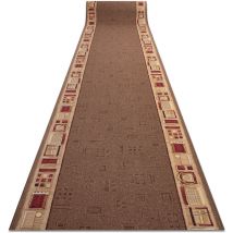 Runner anti-slip JENA brown 80cm brown 80x870 cm