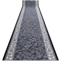 Rugsx - Runner anti-slip romantic gum Ornament grey 120cm grey 120x480 cm