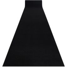 Runner anti-slip RUMBA single colour gum black 120 cm black 120x680 cm