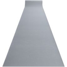 Rugsx - Runner anti-slip rumba single colour gum grey 80 cm grey 80x930 cm