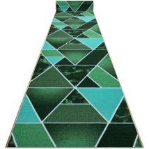 Corredor antideslizante triángulos, verde chicle 110cm green 110x1150 cm