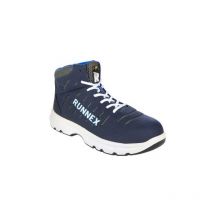 5174 Gr. 44 S1P-ESD-Sicherheitsschnürstiefel FlexStar blau/weiß/ - Runnex