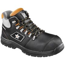 Runnex S3-sicherheitsschnürstiefel Teamstar Schwarz/orange 530838 Gr.38