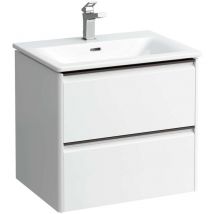 Laufen - Palace - Mobile con lavabo, 53x58x44 cm, 2 cassetti, bianco opaco H8617022601041