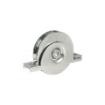 Ruota Ø100 mmm con scanalatura rotonda Ø16 mm AVL montaggio a filo - carico 300 kg - 918100B