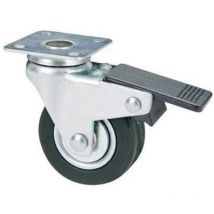 Ruota A Forcella Girevole + Fermo 160bis Avo