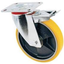 Ruota A Forcella Girevole + Fermo 24 Avo