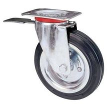 Ruota A Forcella Girevole + Fermo 80bis Avo