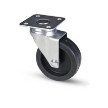 Ruota AVO 220 50x18 rivestimento in gomma nucleo plastica con supporto girevole