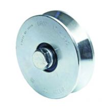 Ruota cancelli gola v art.305 - mm.140x44