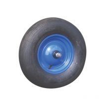 Ruota d.400x100 lxlxhmm con cuscinetto a sfera e asse Müba