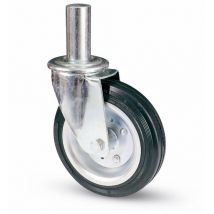 Ruota Girevole Per Ponteggi Art.80bi Mm.200-Perno Mm.40x190