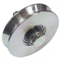 Ruota x cancelli c/bullone FC300 ø 40MM 1 cuscinetto gola v