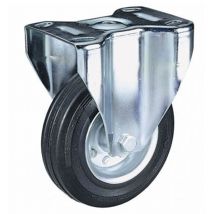 Ruote industriali fisse con piastra - ø mm.160 piastra mm.135x110