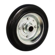 Ruota in Gomma Sciolta Ruota 140x37,5 mm asse 15 mm Portata 150 kg