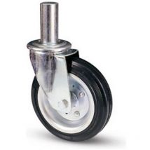 Valsecchi - ruota+industr. perno girevole mm 125/80B