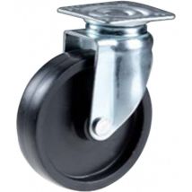 Ruota nylon c/piastra ø 30MM Cebora D1P forcella