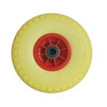 Alte - ruota per carrello pu piena MM.260 cerchio in plastica - MM.260X85 foro MM.20 con cuscinetti