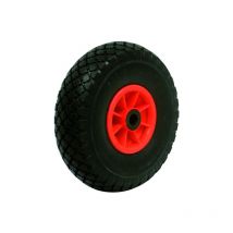 Ruota Piena Per Carrello Portasacchi Pacchi Cerchio 260 Mm In Plastica