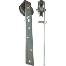 Rullo per cancello scorrevole con staffa 160mm sta zincato max.175kg 14 / 17mm Heinrich Betz & Sons