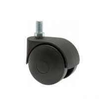 Ruota twiny d. 50 mm con mandrino filettato M10x15 mm, altezza 62 mm