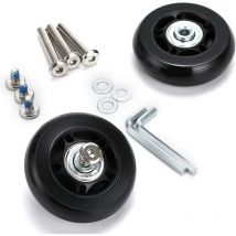 Ruote di ricambio per valigia Ruote per valigia Ruota di ricambio universale per valigia Assi e rotelle per bagagli Ruote di ricambio Riparazione per