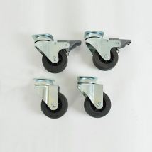 Ruote per trasportino skudo kit 4 pezzi universali per 4-5-6-7