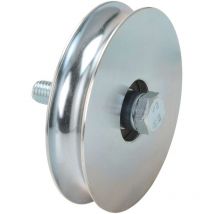 Ruota Per Cancello G. Tonda 20 Con Bullone 1 Cusc. Mm. 80 - 6 Pz