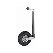 Ruotino d'appoggio in acciaio zincato Ø48 mm