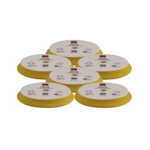 Rupes d-a Fine - 6 tamponi lucidanti, per lucidatura, colore giallo, medio, 150-180 mm