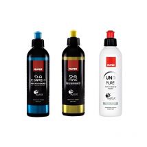 Rupes - da Coarse + da Fine Pasta Lucidante + uno Pure (3 x 250 ml) Sistema di lucidatura a 3 fasi