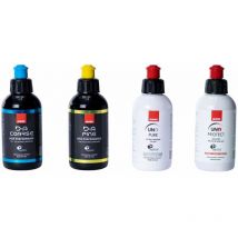 Kit 4 x 125ml paste abrasive oneper carrozzeria 9Tskita - Rupes