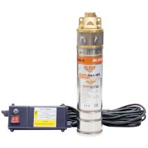 Pompe Immergée 750w – Débit 2400l/h – Hauteur Max 60m – Câble 15m – Turbine En Bronze – Panneau De Contrôle Inclus – Ip68 – Ruris