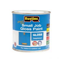 Rustins - Quick Dry Small Job Gloss Paint Delphinium 250ml russjpdelqd - Blue