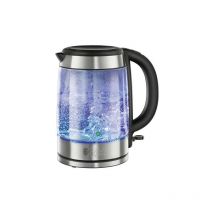 Russell Hobbs - 21600-57 glass kettle - 1,7 l - 2200 w - Argent - Transparent - Verre - Acier inoxydable - Indicateur de niveau d'eau