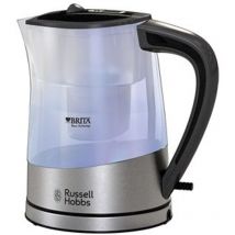 Russell Hobbs Purity - 1 L - 2200 W - Noir - Argent - Transparent - Indicateur de niveau d'eau - Filtrage (22850-70)
